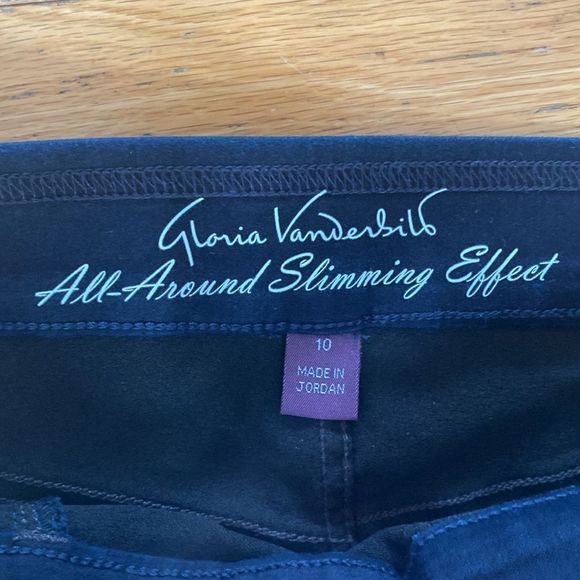 🔴 2 for $25 Gloria Vanderbilt skinny dark wash jeans size 10 - Picture 2 of 9